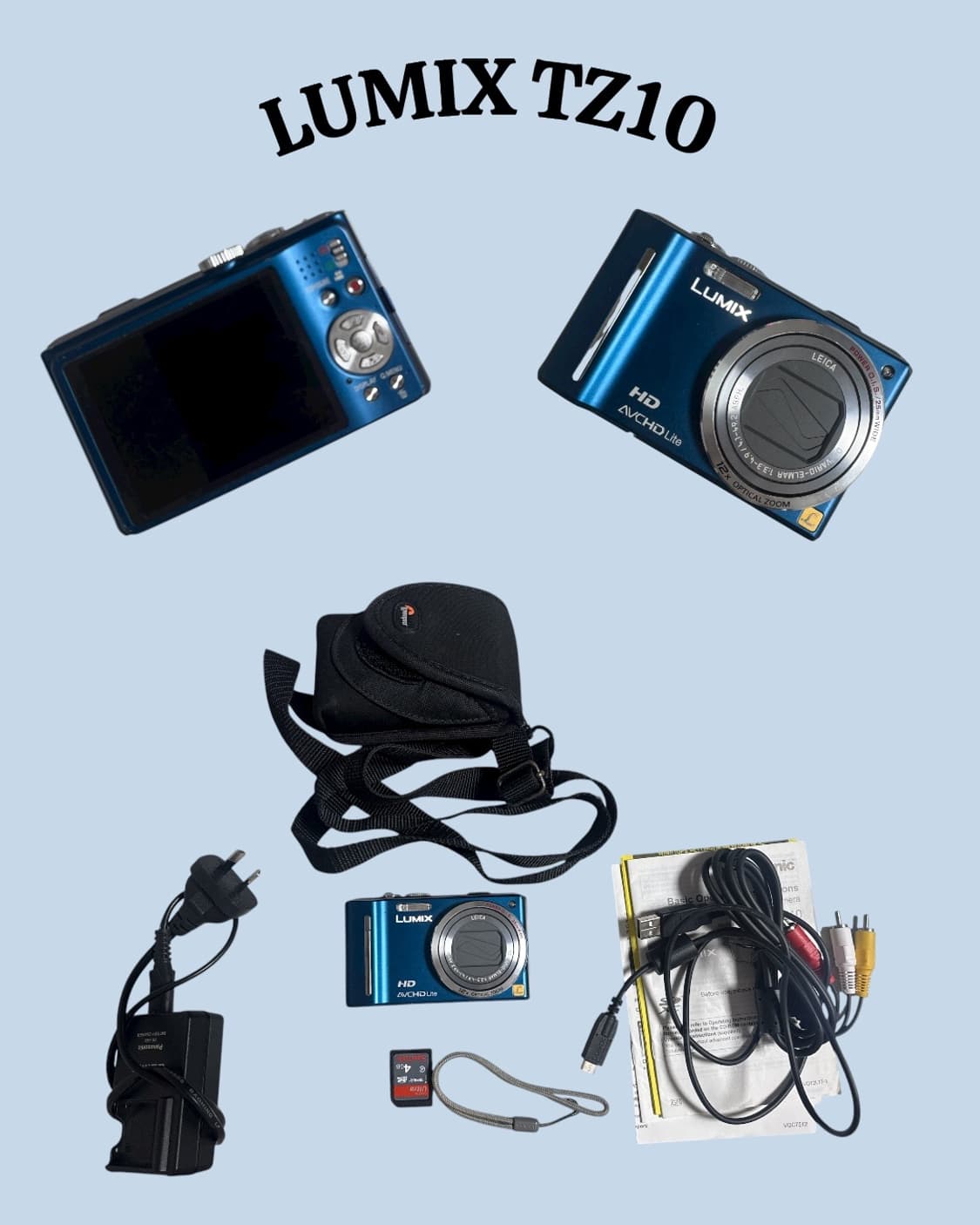 루믹스 TZ10 희귀 컬러 로우프로 가방 포함 상품이미지1