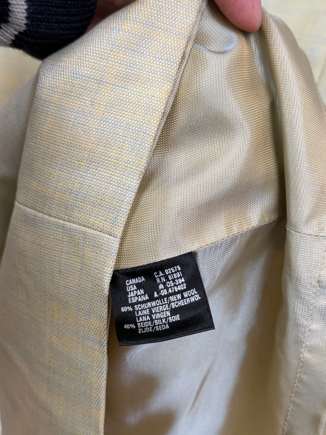 ESCADA 에스카다 울 실크 블렌드 반팔 원피스 38 상품이미지4