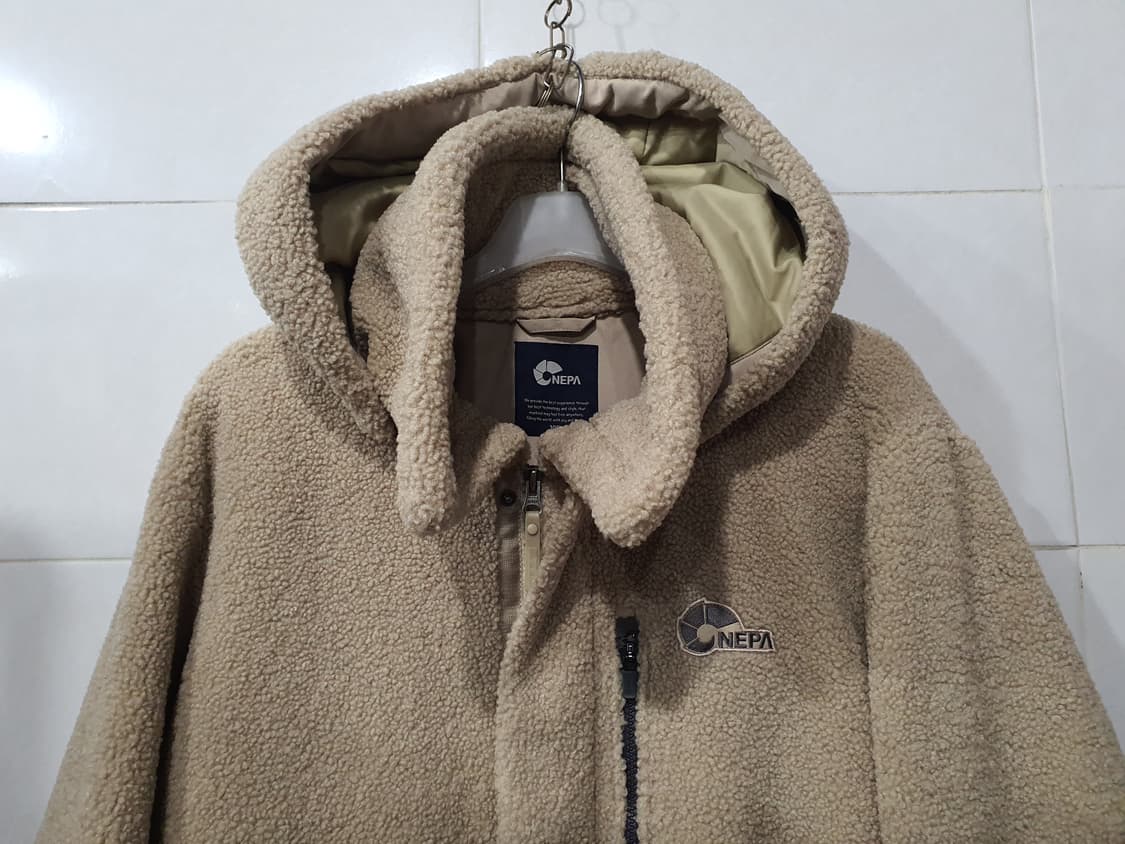 네파 뽀글이 후드 플리스 롱자켓(공용) 상품이미지2