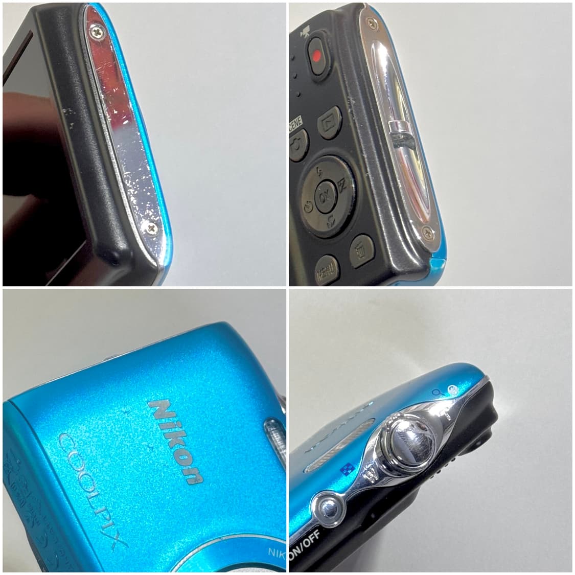 니콘 쿨픽스 S3100 블루 빈티지카메라 상품이미지9