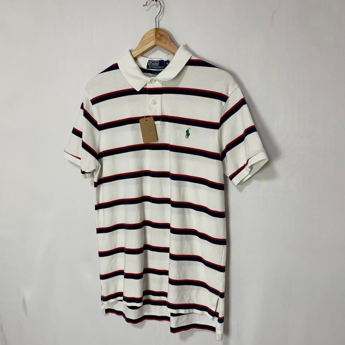 폴로랄프로렌 빈티지 스트라이프 반팔 카라 티셔츠 폴로티 XL 상품이미지2