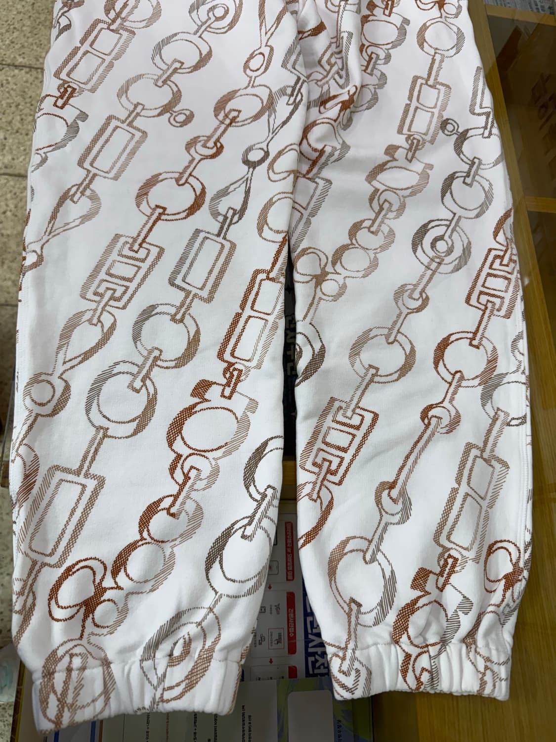 에르메스 체인패턴 스웻 조거 팬츠 여성 상품이미지8