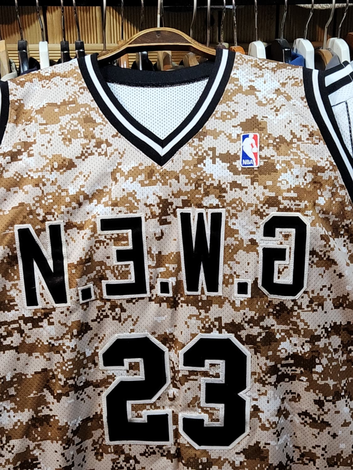 NBA 시카고불스 농구져지 카모패턴 빅사이즈 마이클조던 유니폼  상품이미지2