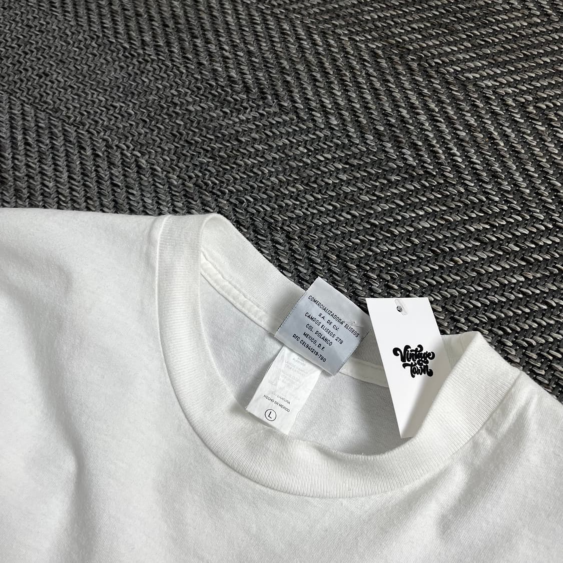 00s 하드락카페 프린팅 화이트 반팔 티셔츠o 4099 상품이미지4