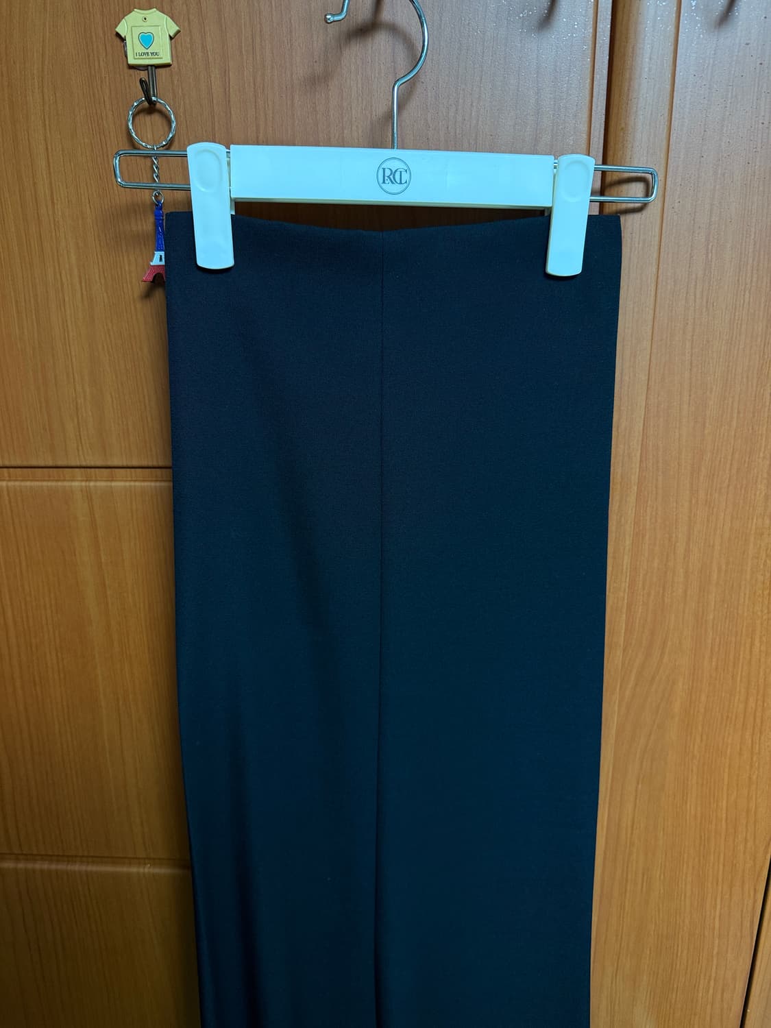 RECTO 밴딩 울 블렌드 팬츠 블랙 M사이즈 상품이미지5