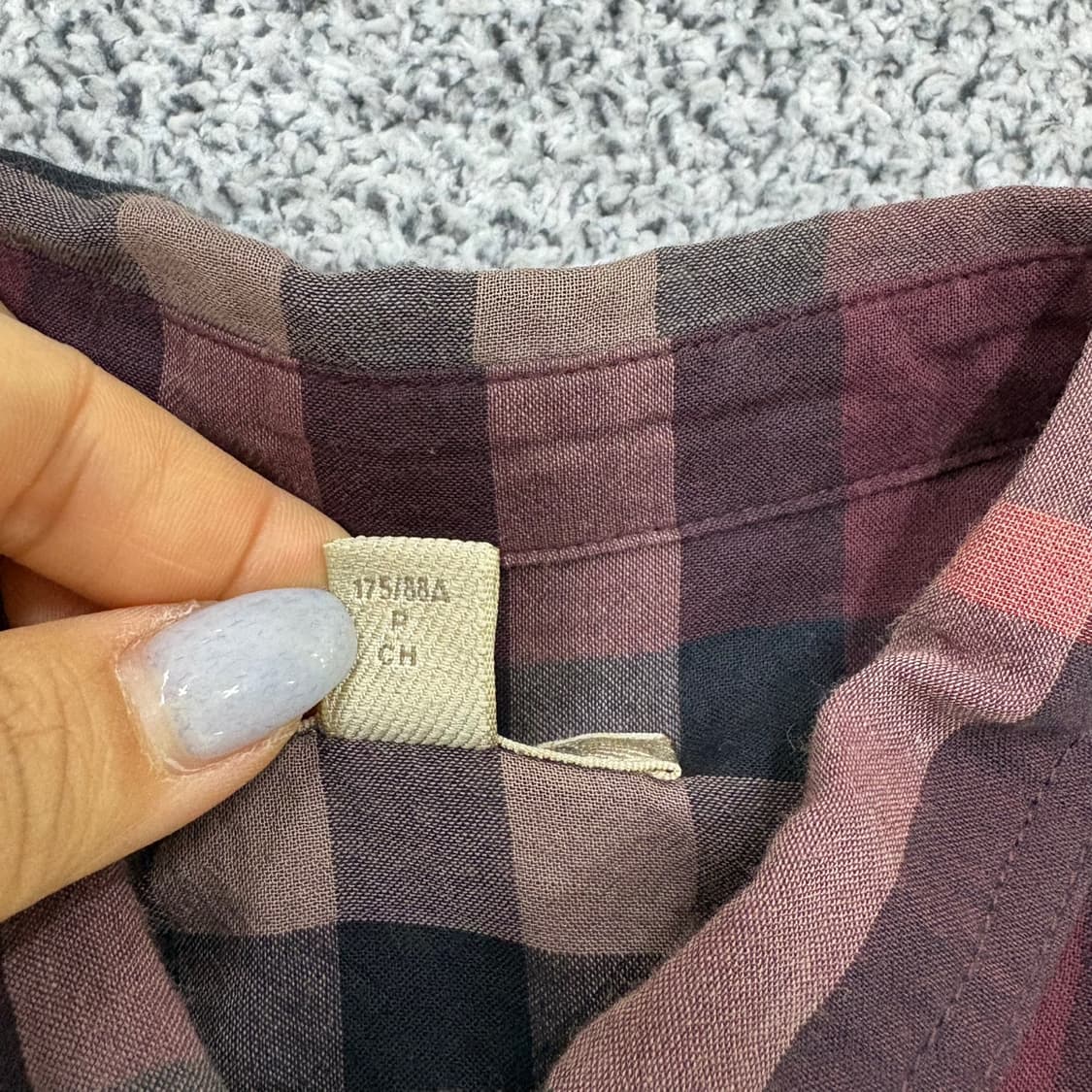 S 버버리 여성 브릿 클래식 체크 셔츠 0324J 상품이미지3