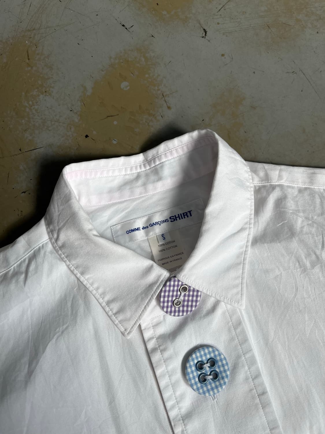 19SS Comme des garcons big button shirt 상품이미지2