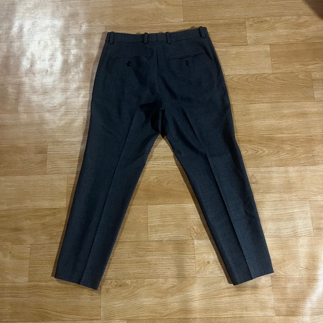 [29] 솔리드옴므 글렌체크 슬랙스 상품이미지1