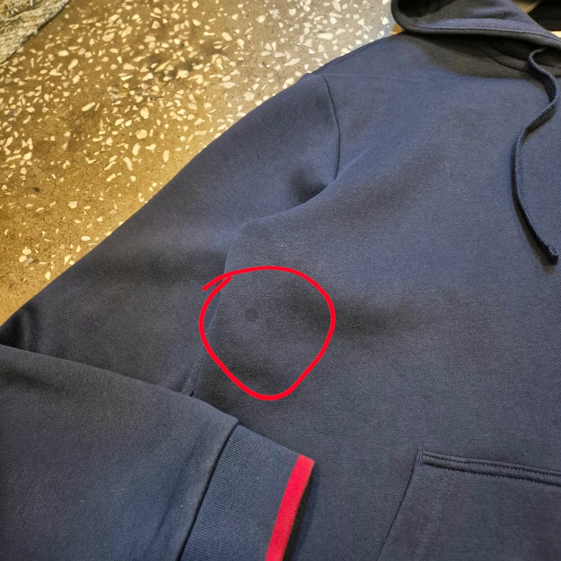 XL 나이키 네이비 빅로고 후드집업  상품이미지9