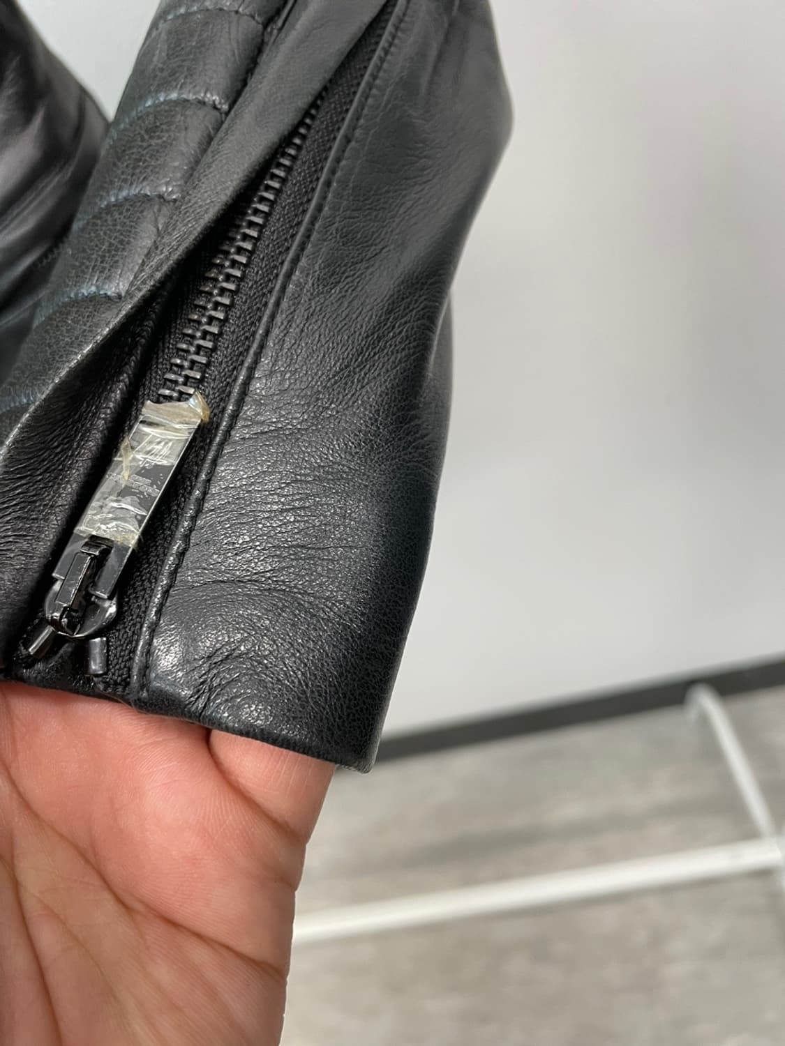 여) 버버리 런던 라이더 가죽자켓 상품이미지6