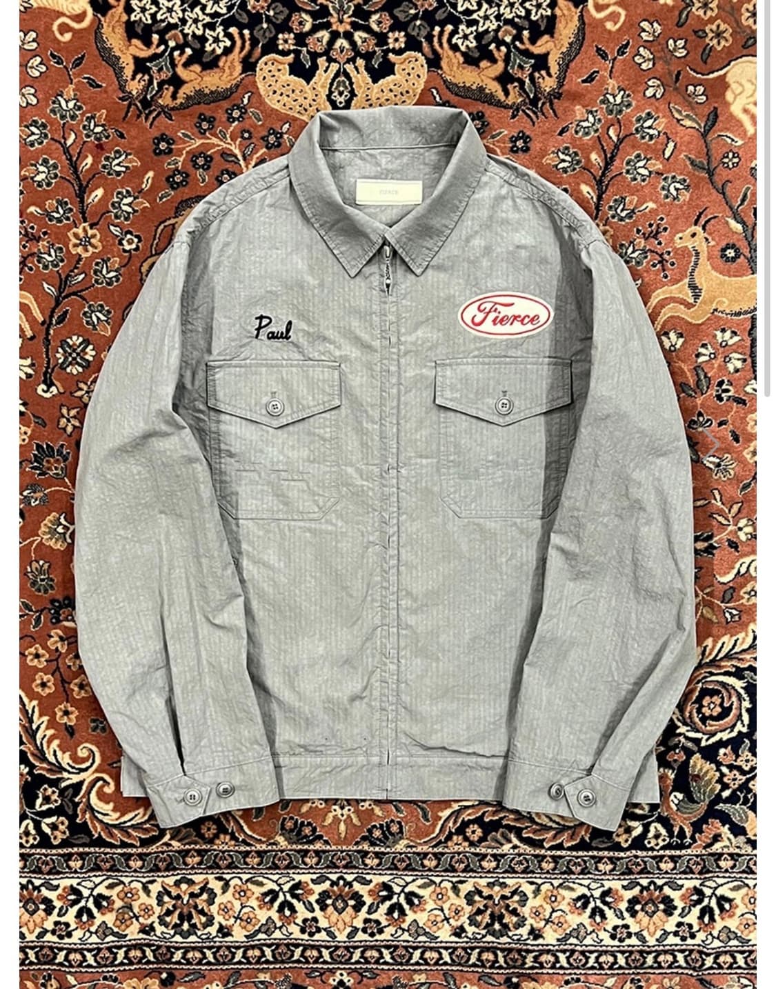 Fierce Mechanic jacket Grey L Size 상품이미지1