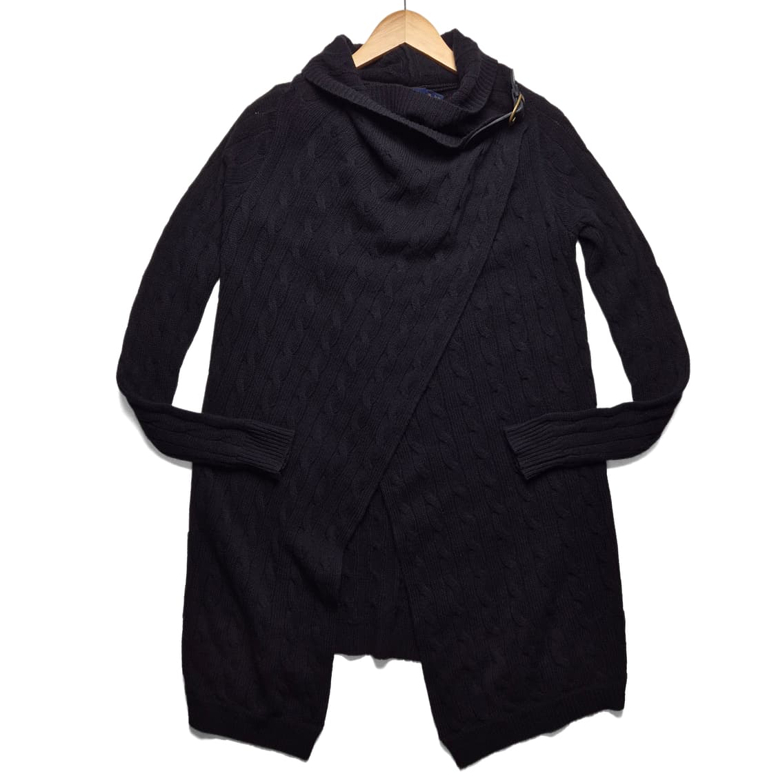 [XS] 폴로 랄프로렌 울 캐시미어 숄케이프 랩니트 상품이미지2