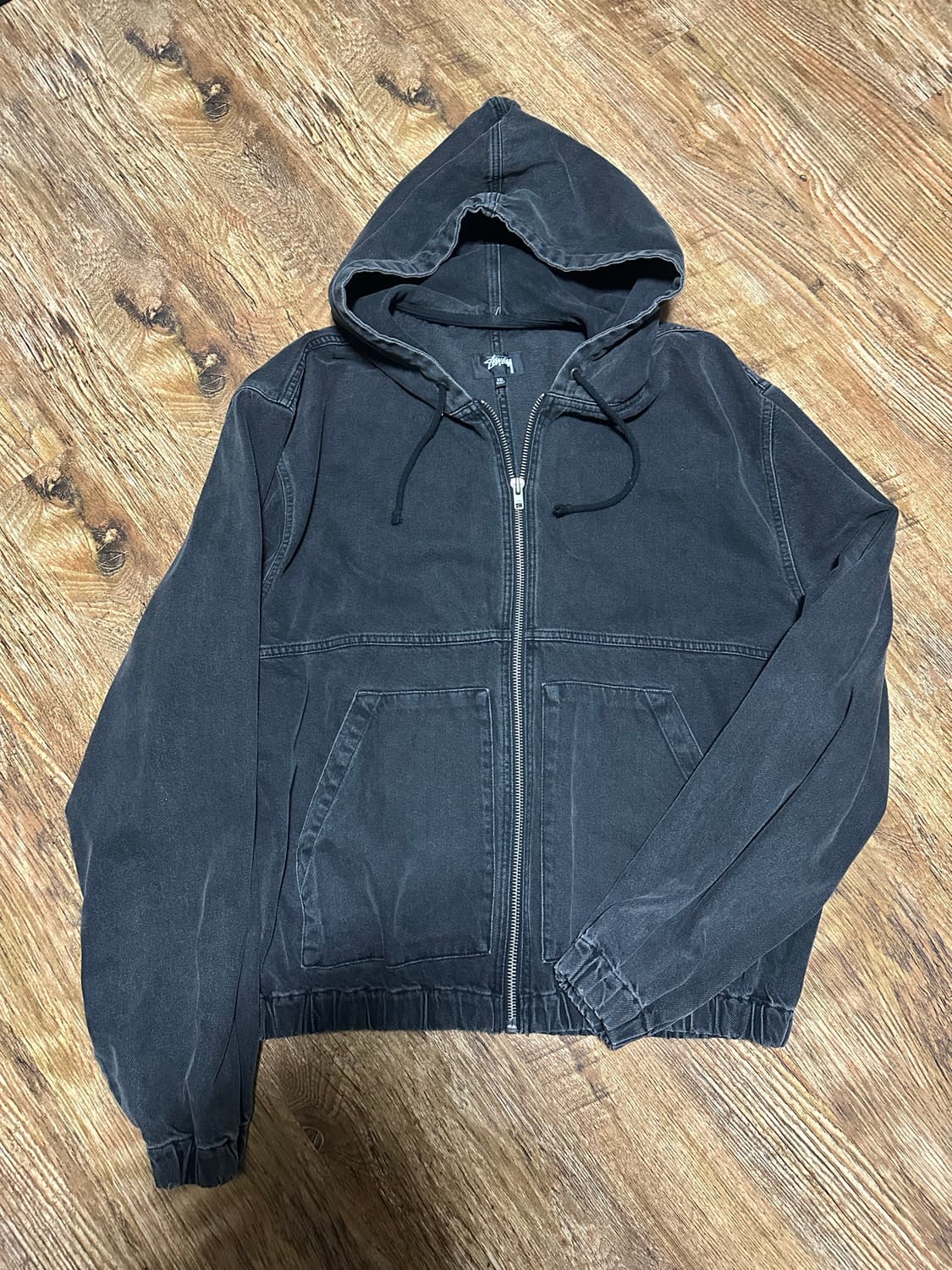 [XXL] 스투시 데님 워크 자켓 블랙 상품이미지3