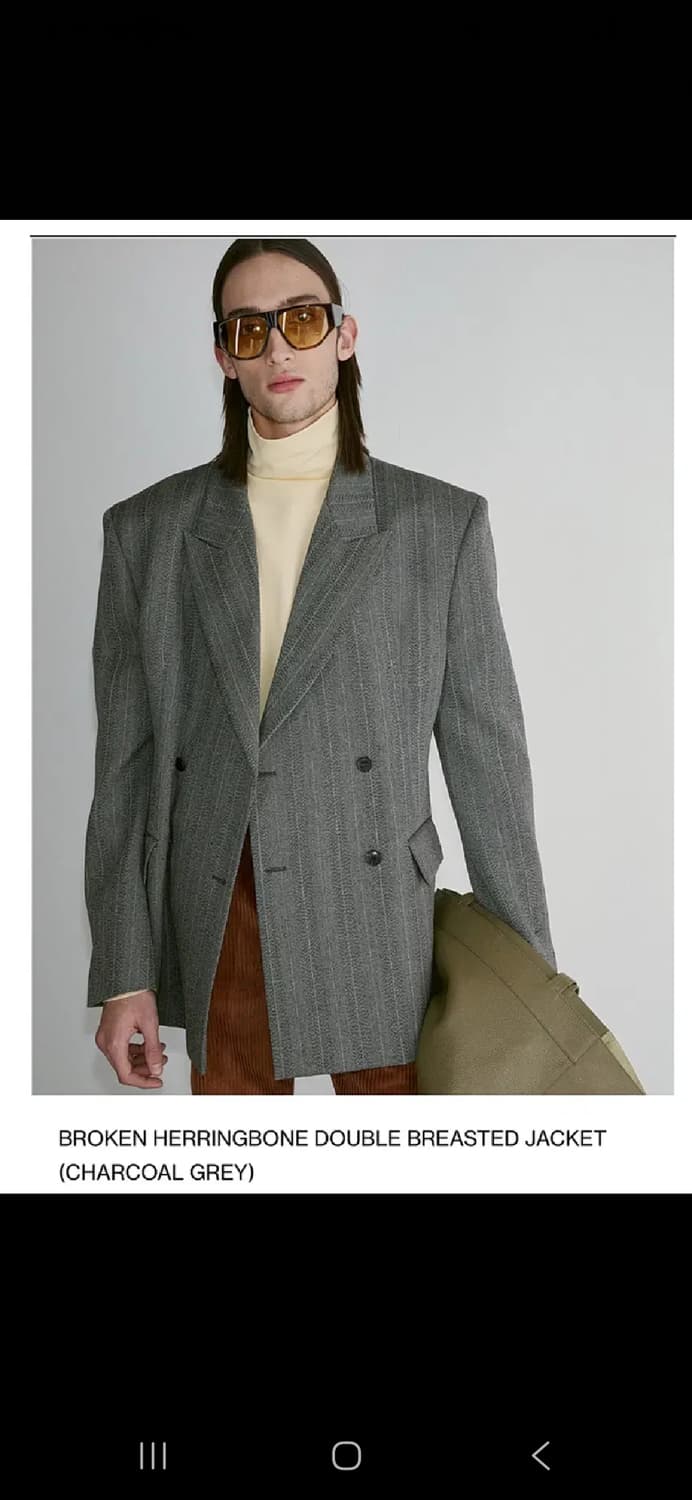 <새상품> 렉토 헤링본 자켓 L 상품이미지1