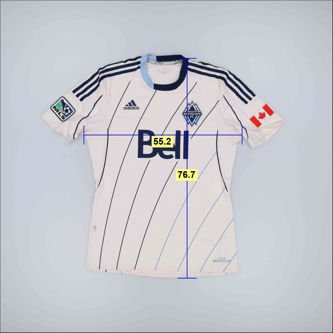 L 아디다스 벤쿠버 화이트캡스 유니폼 0319H1 상품이미지9
