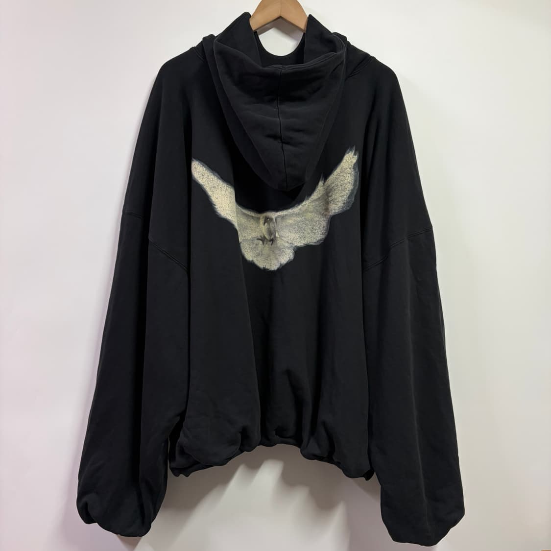 [XL] 이지 갭 도브 후드 워시드 블랙 상품이미지2