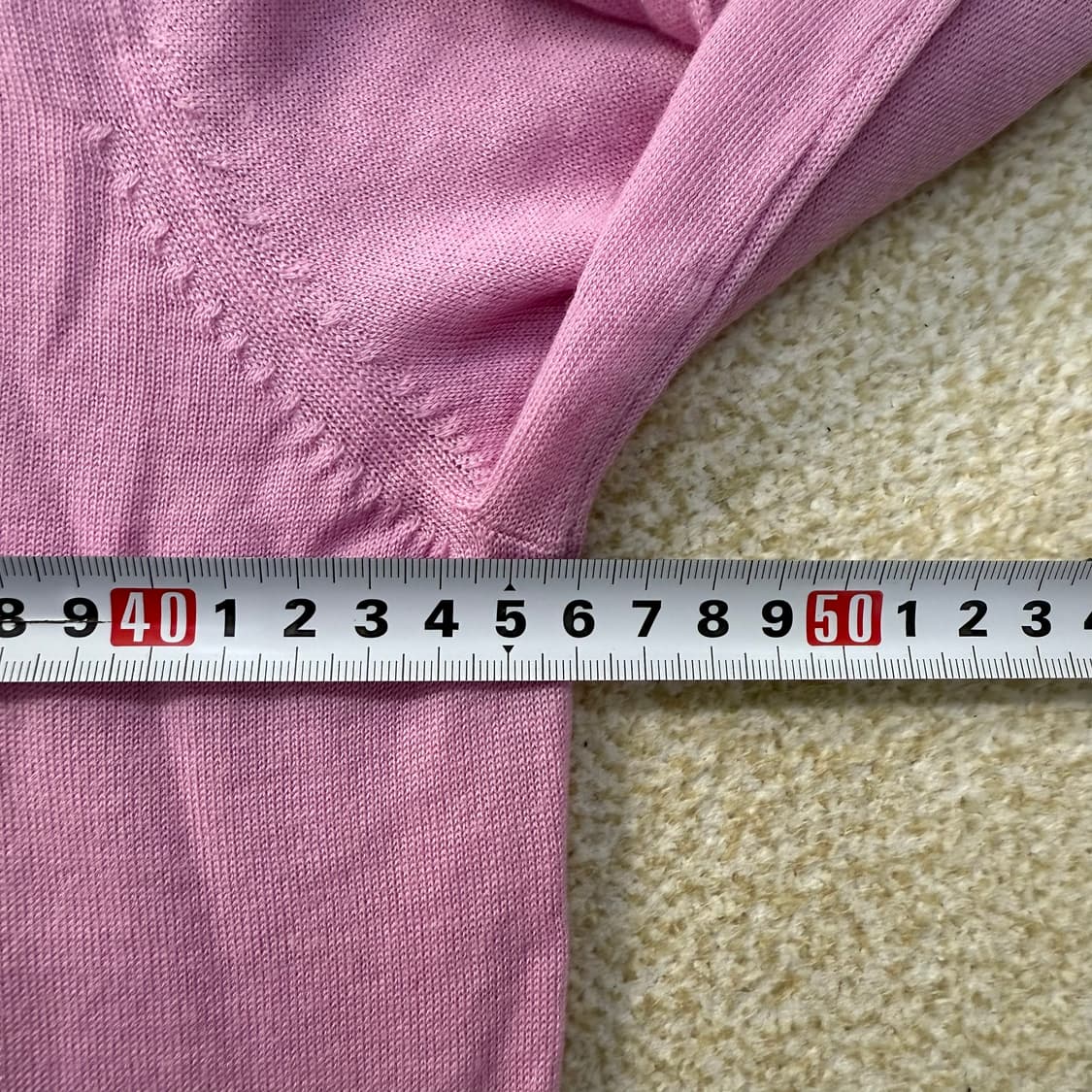 [S] 타미힐피거 여성 이태리 원사 핑크 니트 0115T1 상품이미지5