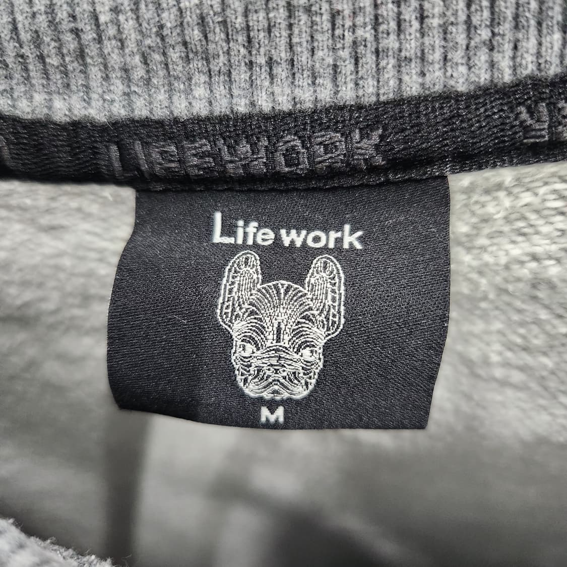 라이프워크 3D 실리콘 로고 맨투맨 XL 상품이미지5