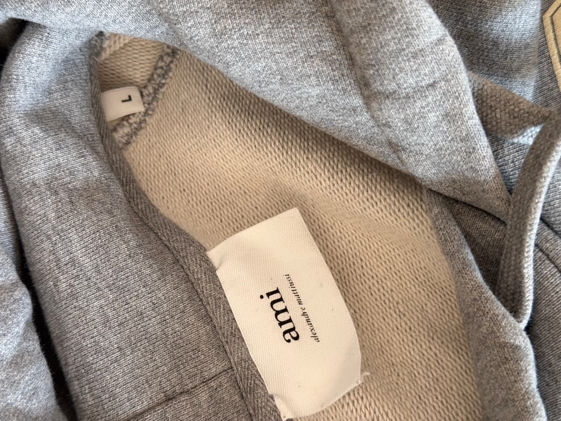 [L] 아미 프랑스 파리 후드 헤더 그레이 상품이미지5