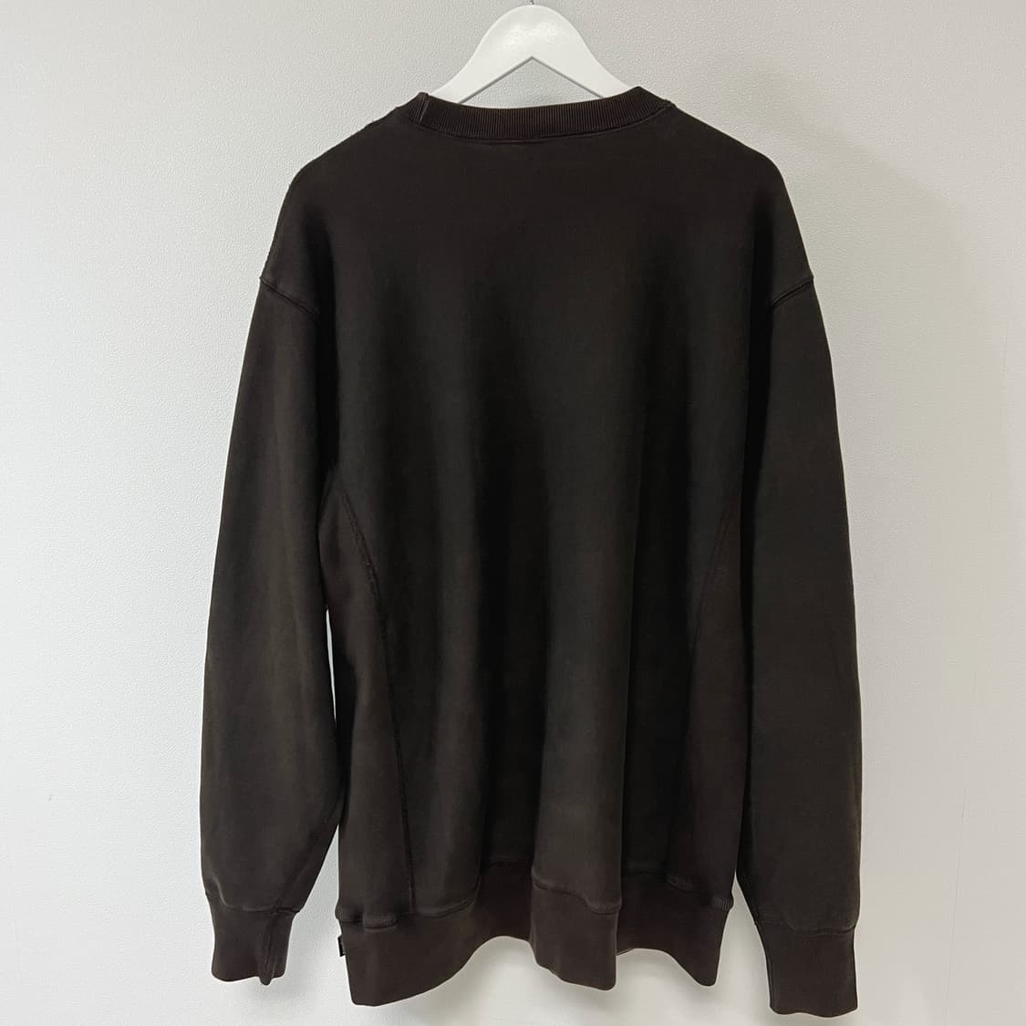 슈프림 2003 브라운 박스로고 크루넥 상품이미지2