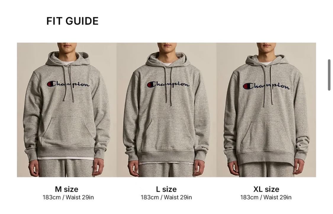 챔피온 후디 상품이미지3