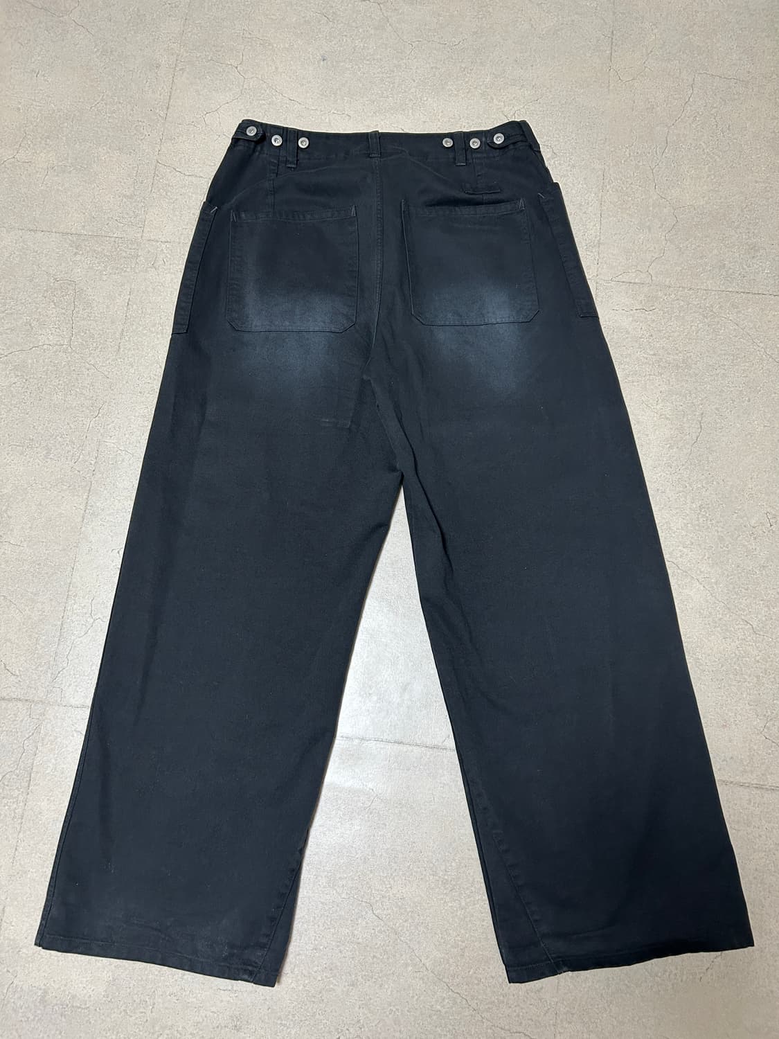 폴리테루 코튼 퍼티그 워시드 블랙 2 상품이미지4