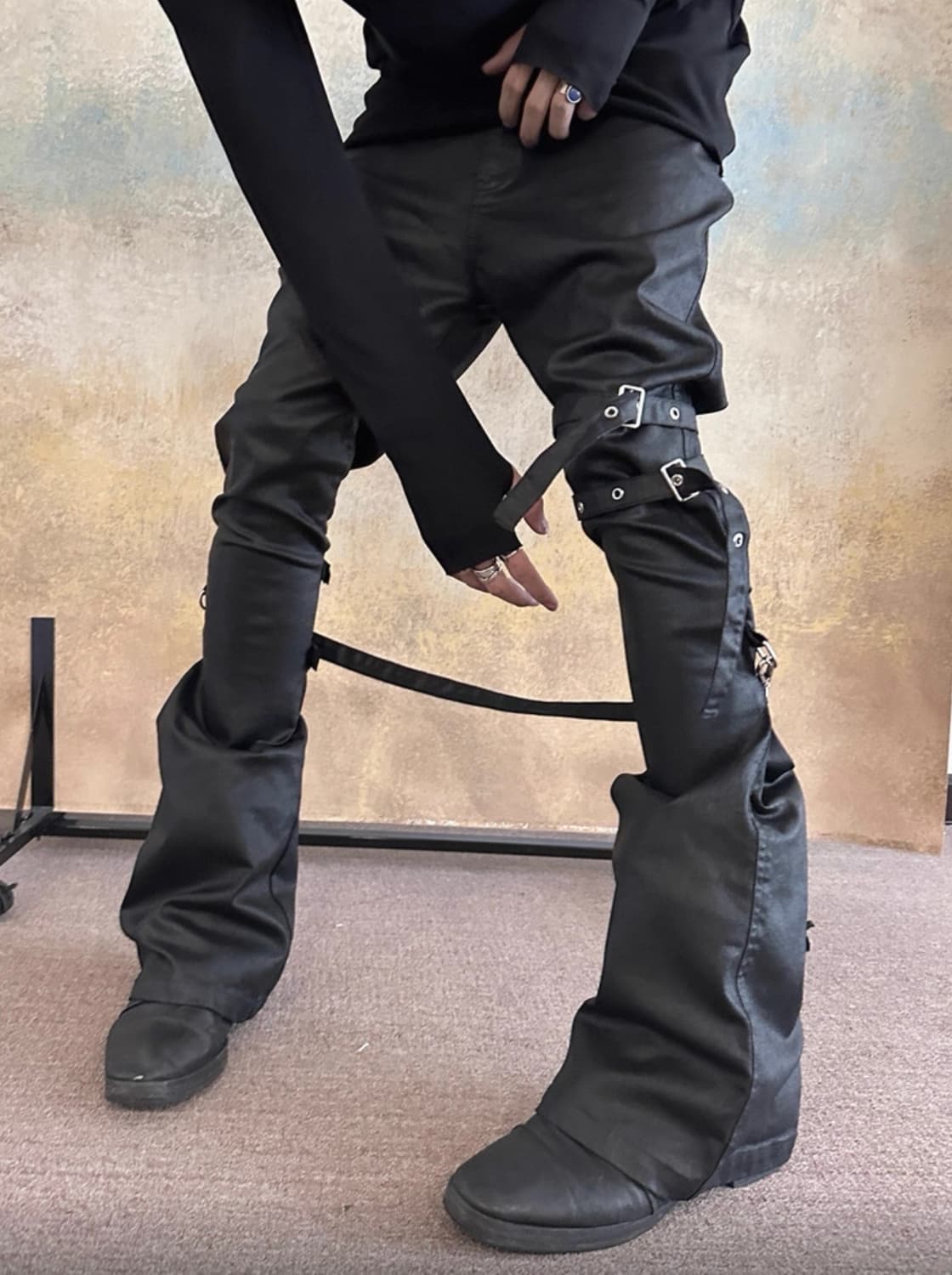 Punk Strap Wax Pants 상품이미지2