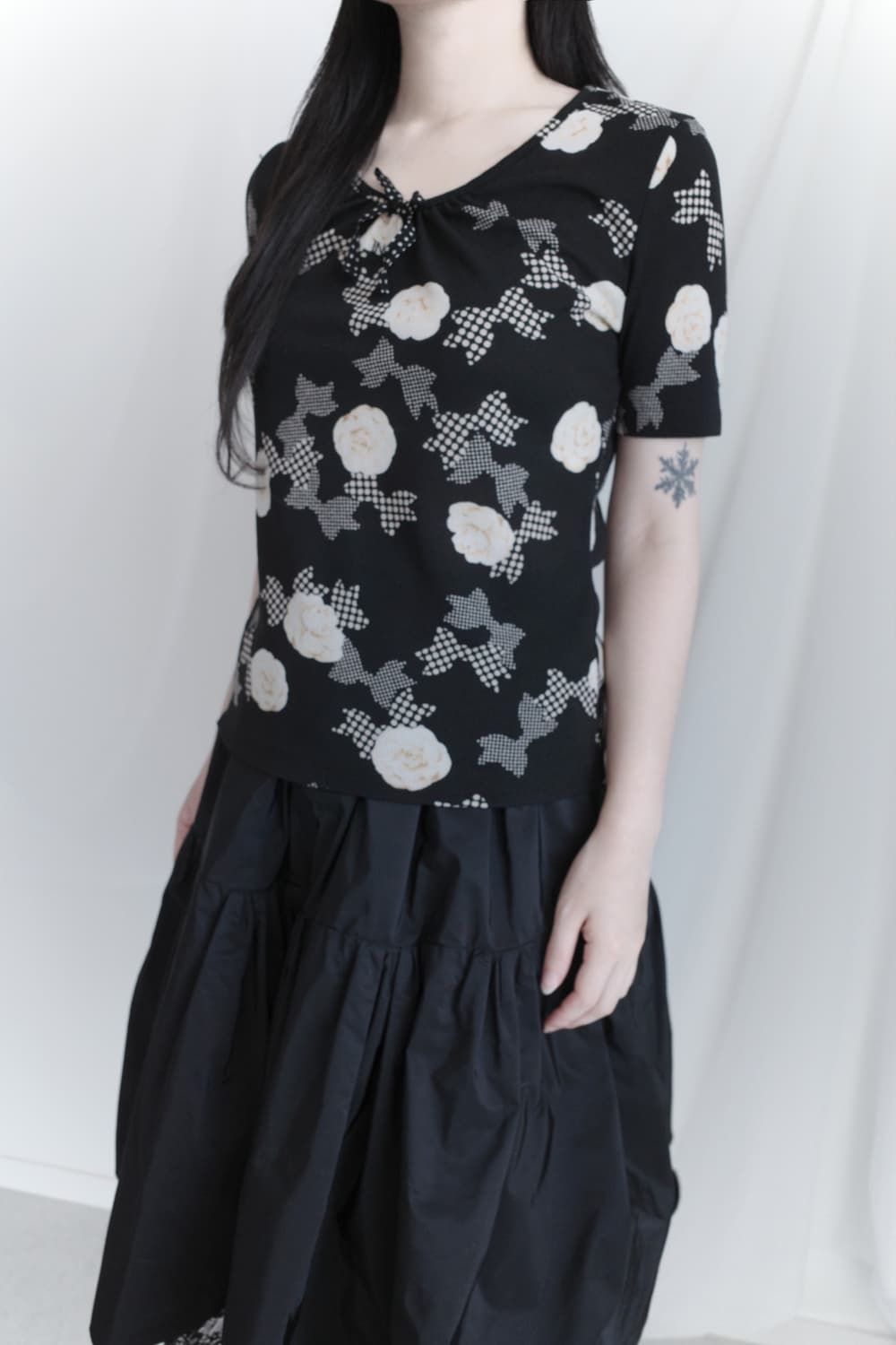 flower ribbon half T  상품이미지8