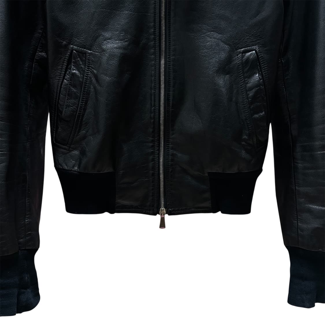 [44] 10sei0otto 레더 블루종 상품이미지3