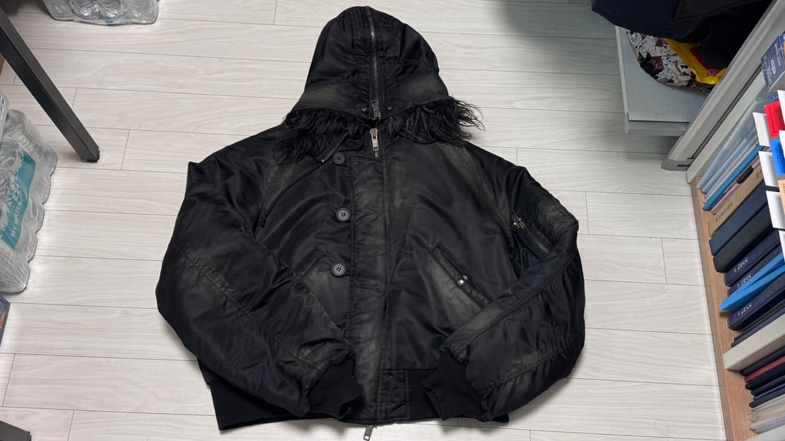 [2]프로젝트gr n2b 빈티지자켓 블랙 상품이미지3