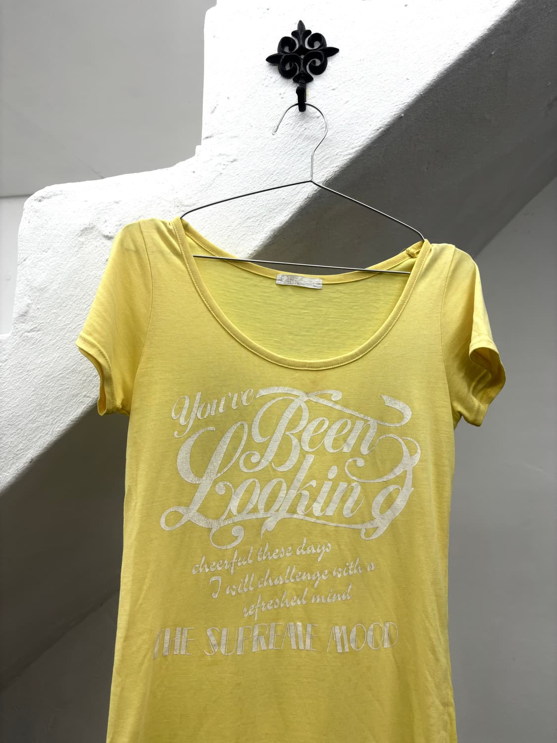 Park girl vivid yellow y2k mood top  상품이미지4
