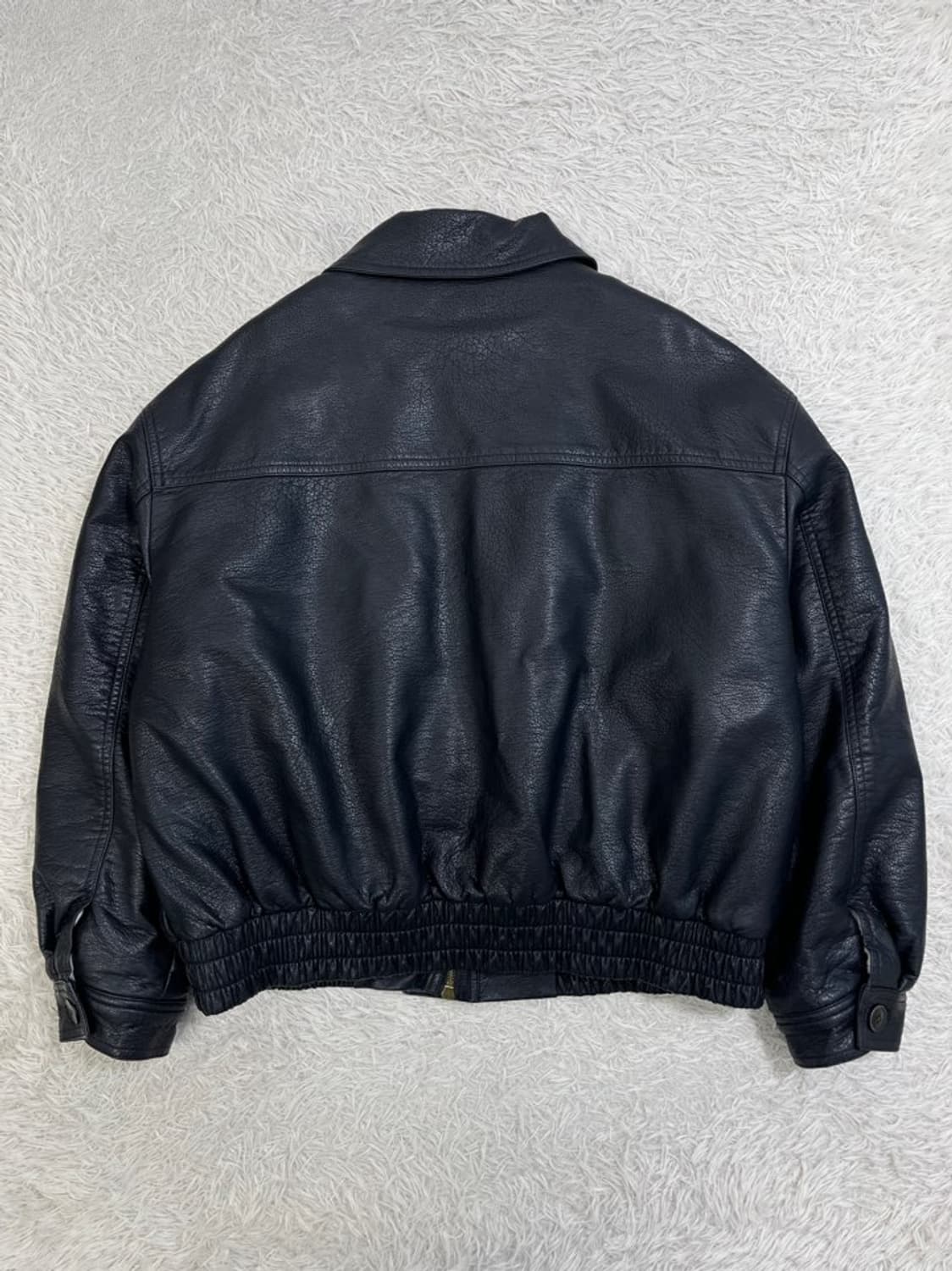 빈티지 퍼안감 가죽 봄버 자켓/#3194 상품이미지3