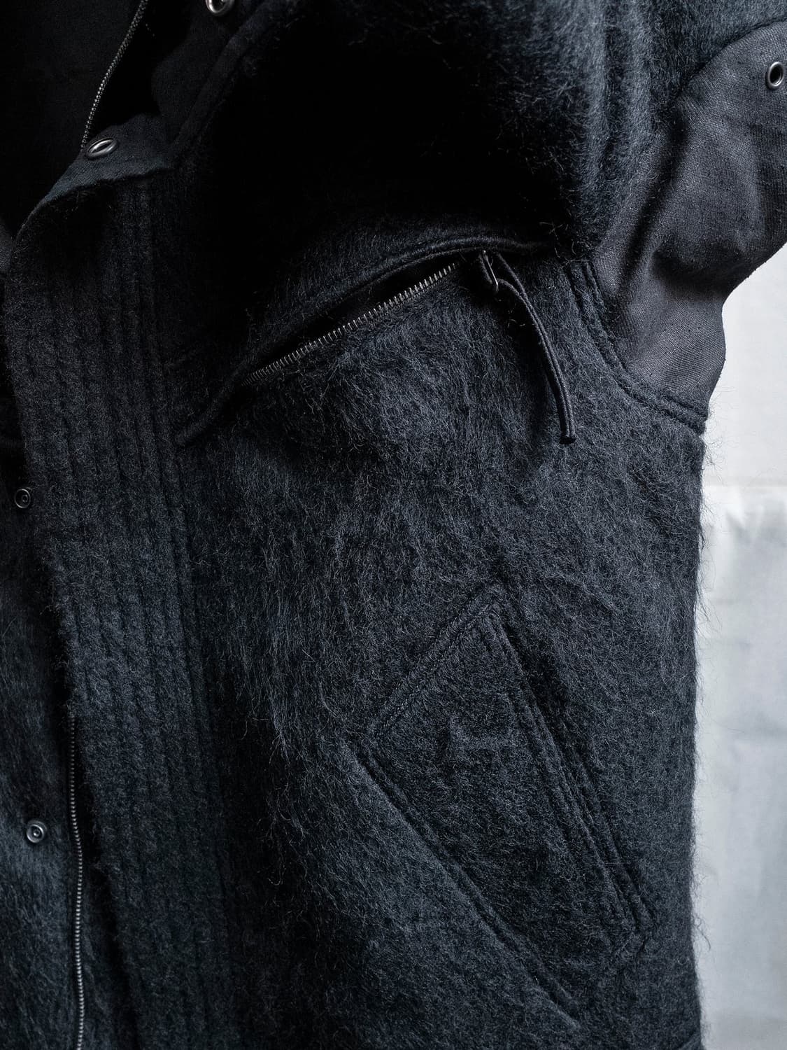 [M] Blackmerle Mohair Jacket / Black 상품이미지7