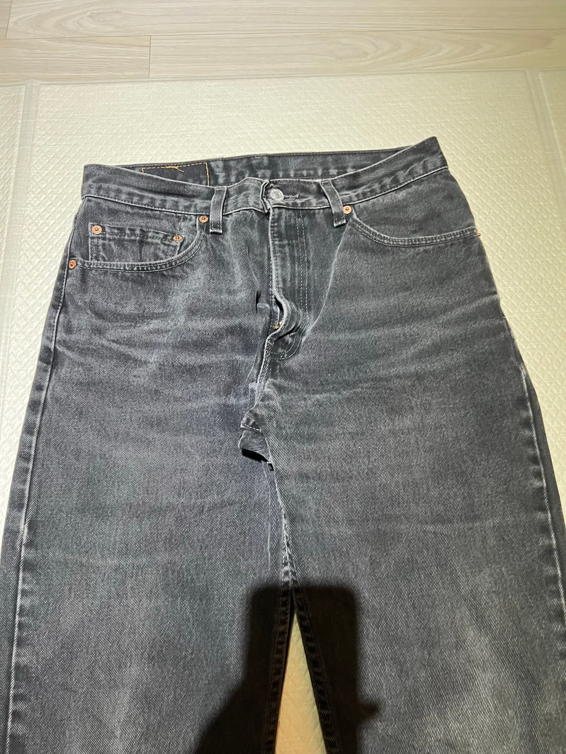 리바이스/ 빈티지 usa 505 흑청 데님 팬츠 / 30  상품이미지3
