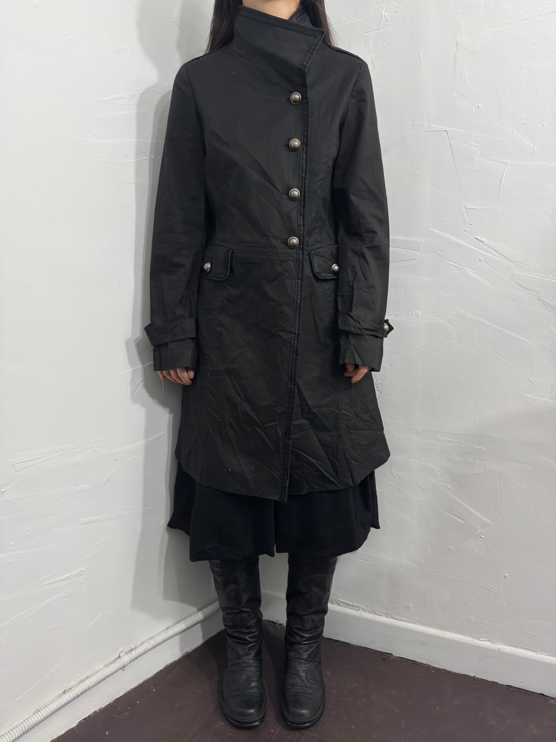 comme ca ism button coat 상품이미지2