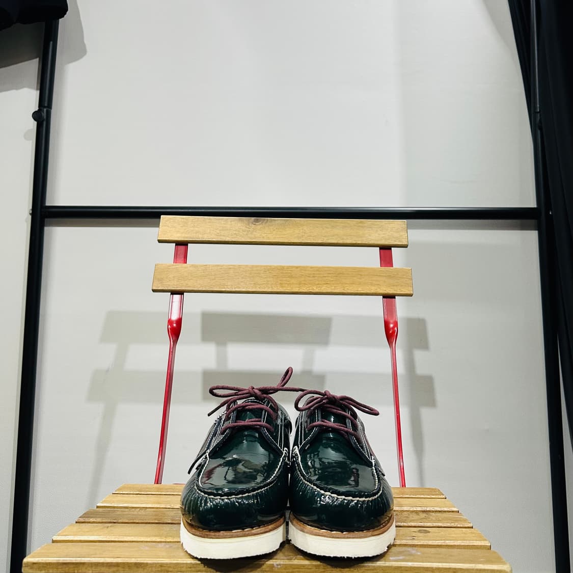 270) 카시나 x 팀버랜드 보트화 3 아이 웨지 비브람 다크 그린 상품이미지2