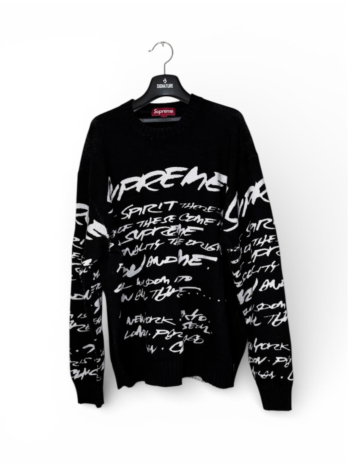 Supreme Futura Sweater Black 24SS 상품이미지1
