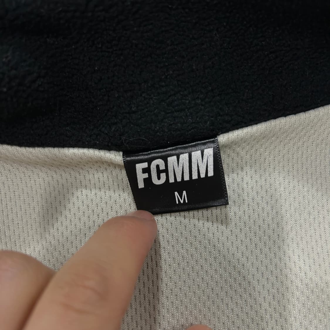 FCMM 블랙 플리스 집업 m 상품이미지2