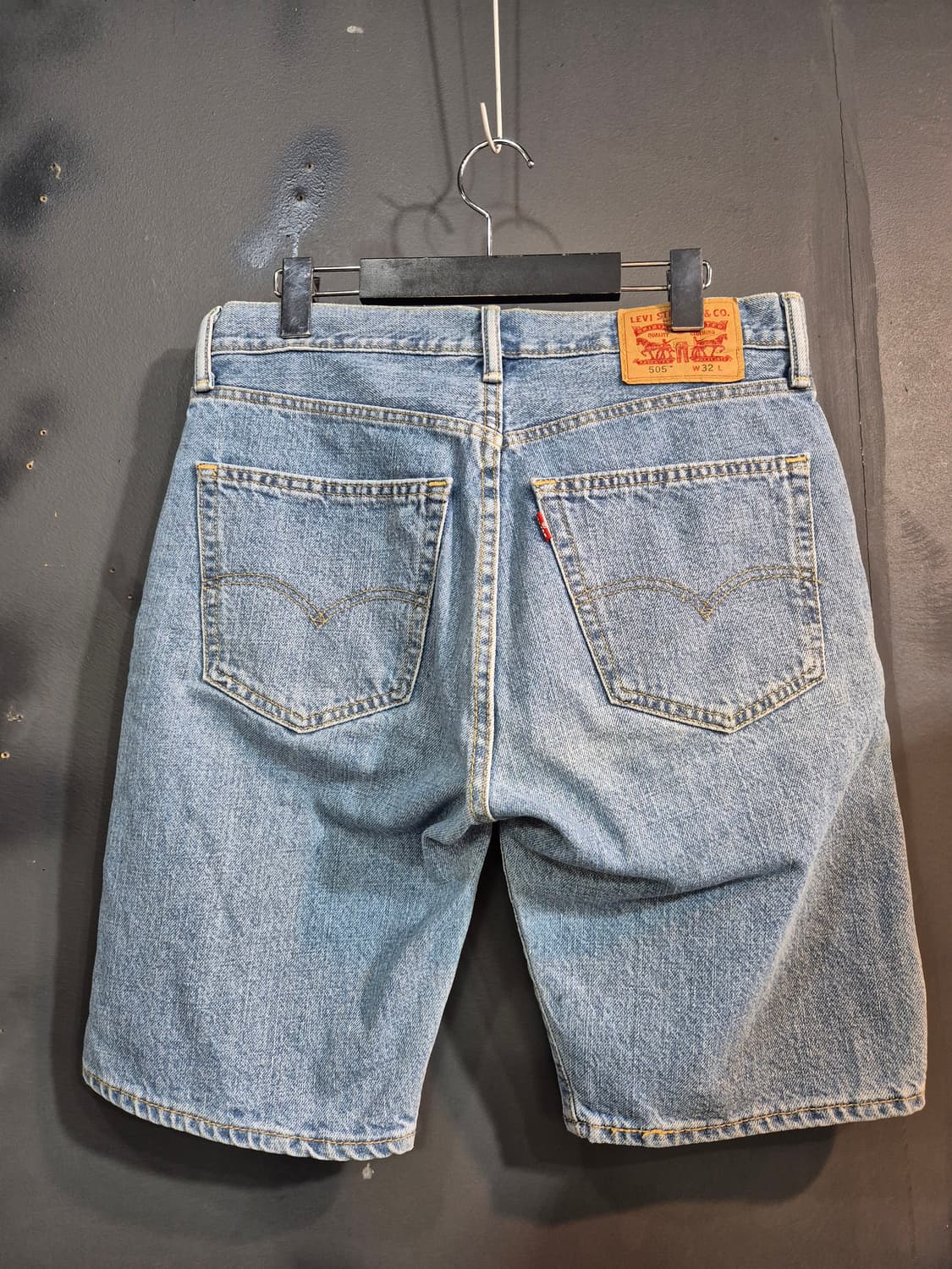 리바이스 505 데님 반바지 W32 L 상품이미지2