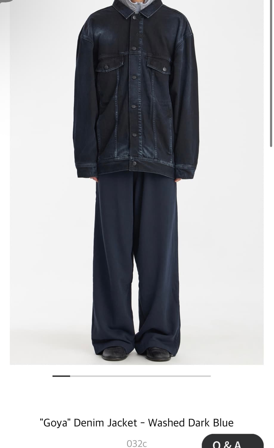 구매) 032c goya denim jacket 상품이미지1