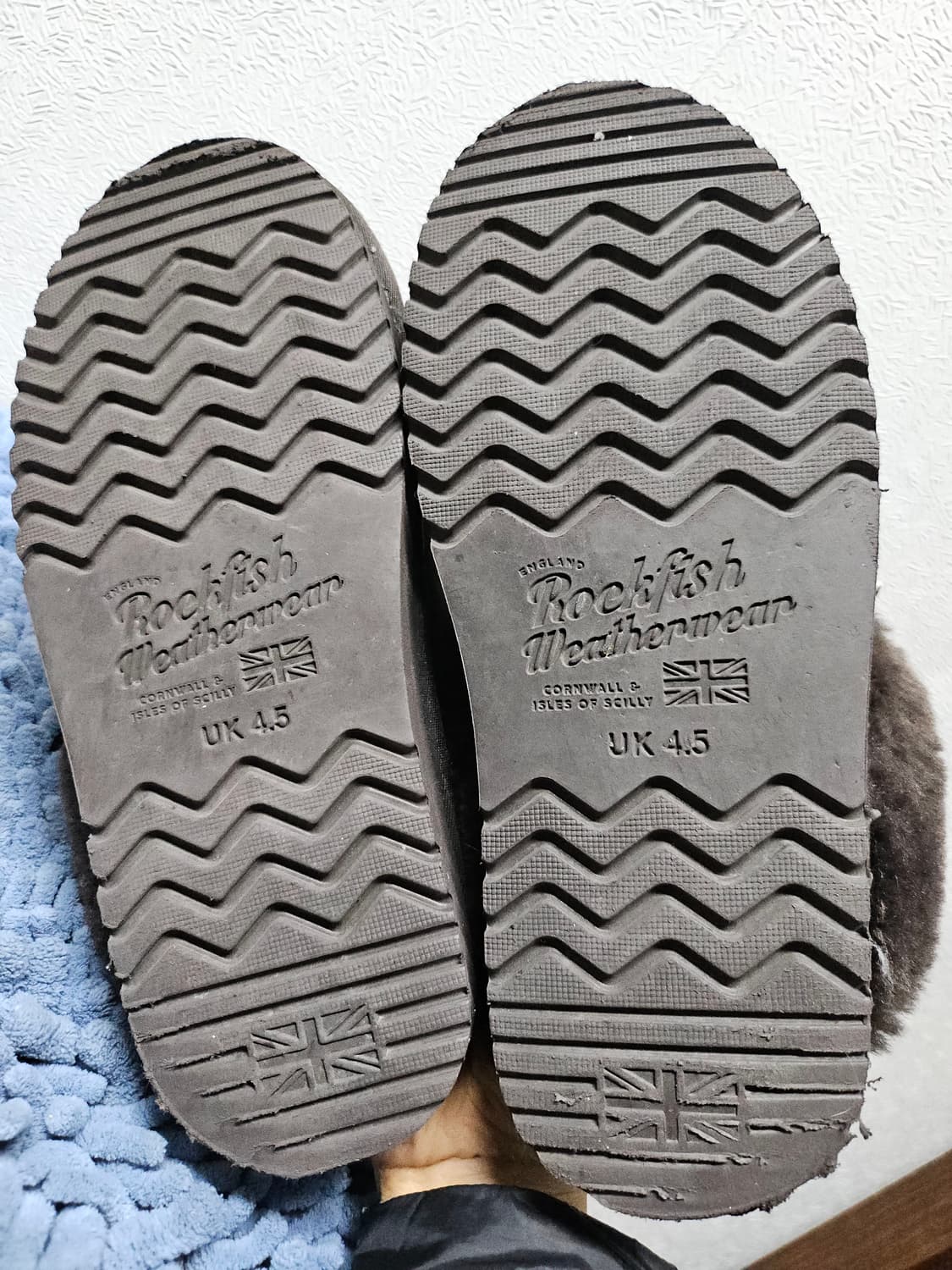 락피쉬웨더웨어 오리지널 윈터 슬리퍼 브라운 uk 4.5 상품이미지7