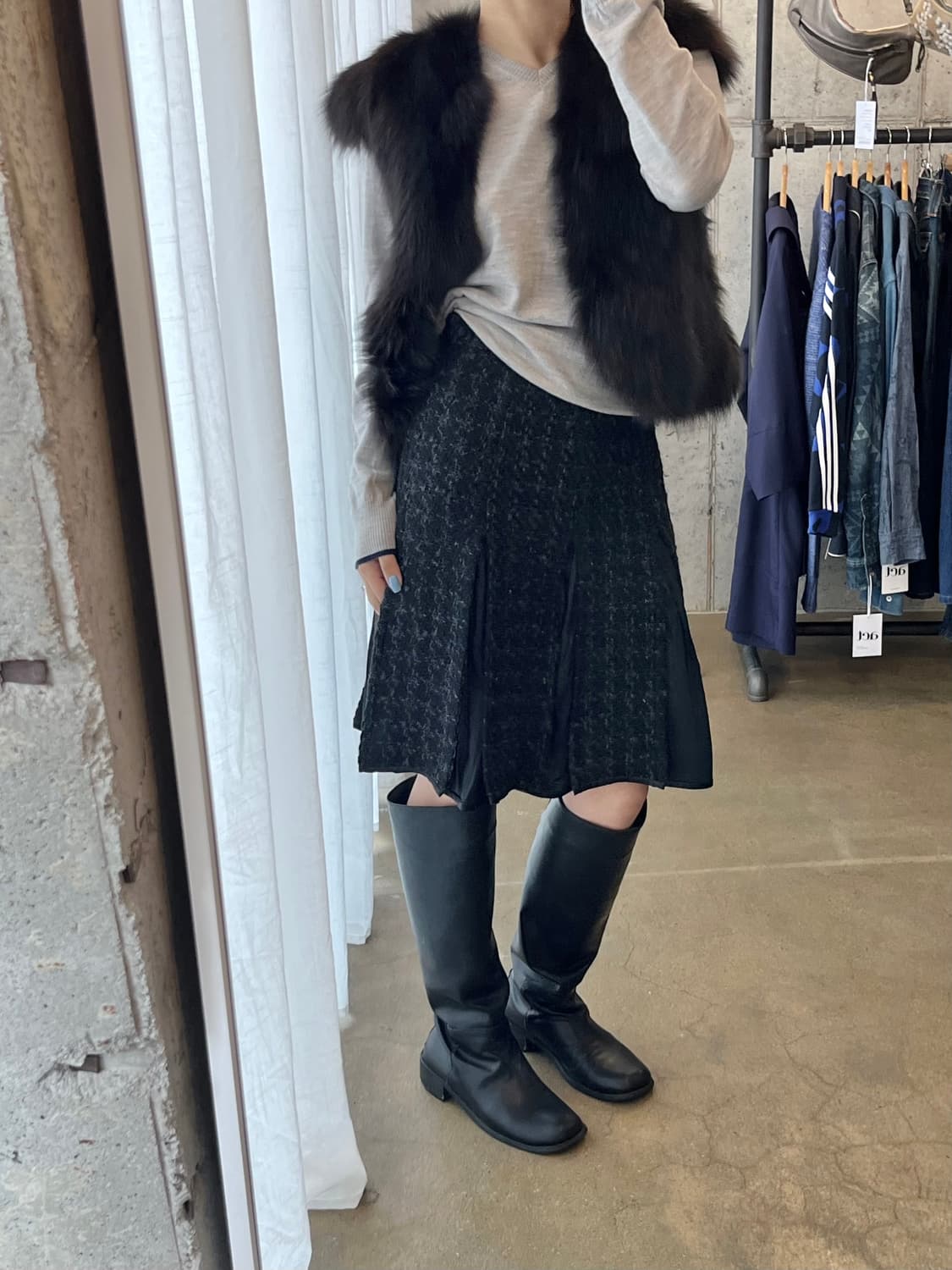 DES PRES 폭스 퍼 베스트 상품이미지2