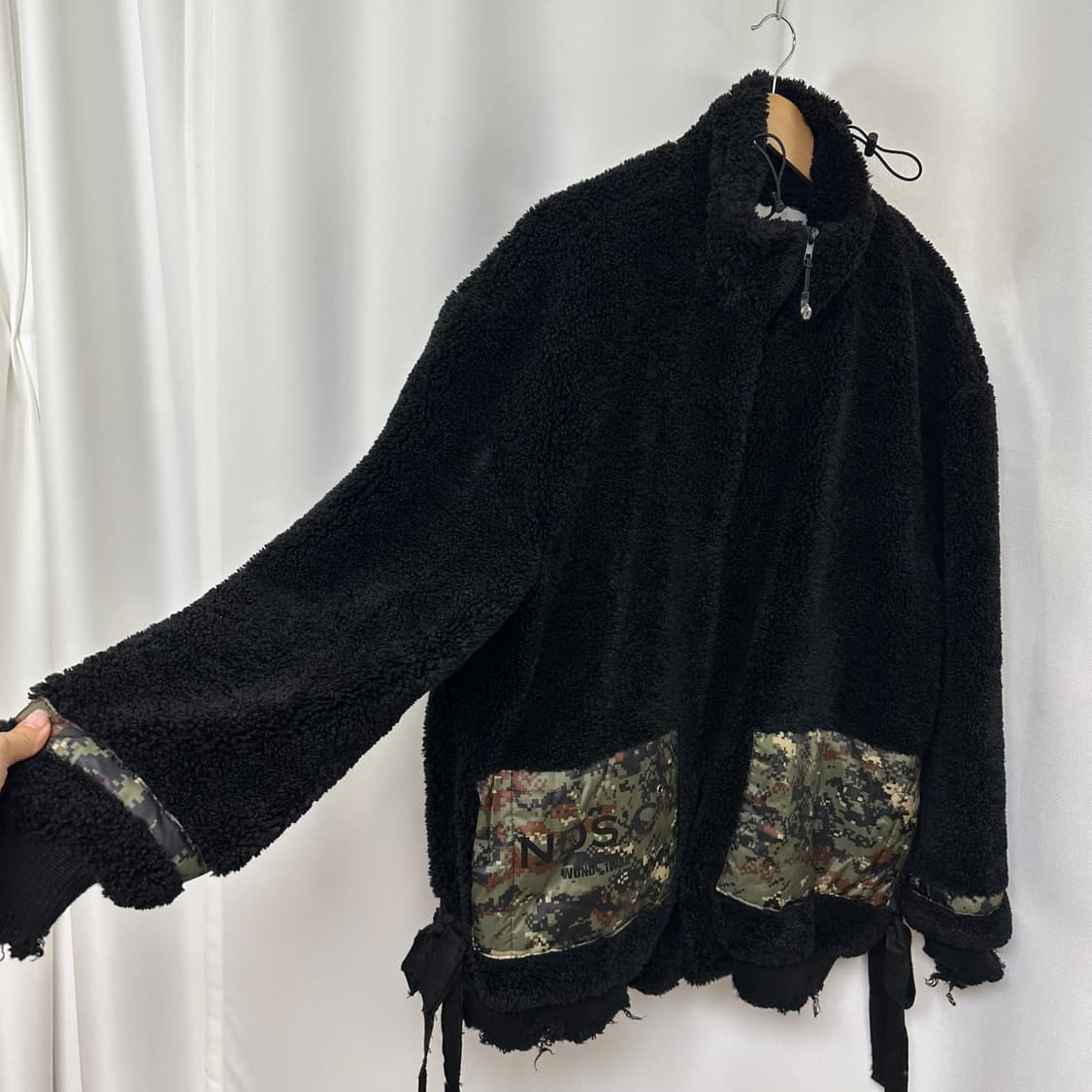 논디스클로즈 남성 퍼 집업자켓 빅사이즈 M 상품이미지2