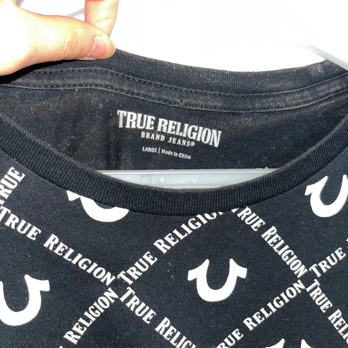True Religion black t-shirt 상품이미지6