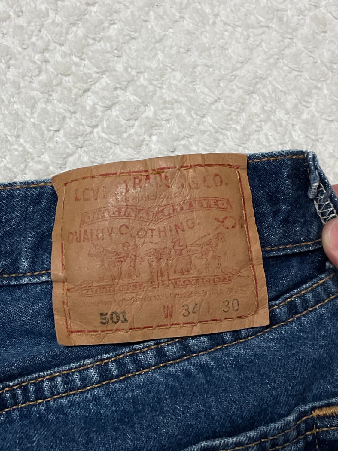 [34X30] 리바이스 90s USA 501 오리지널 핏 데님 팬츠 상품이미지7