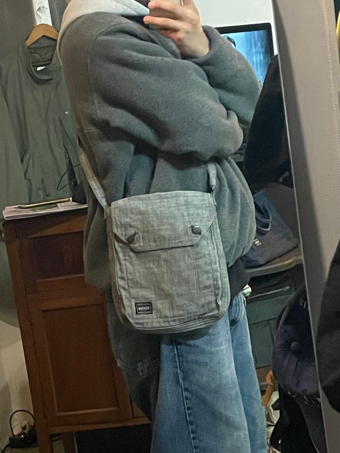 요시다 포터 70주년 기념 리버시블 크로스백 상품이미지2