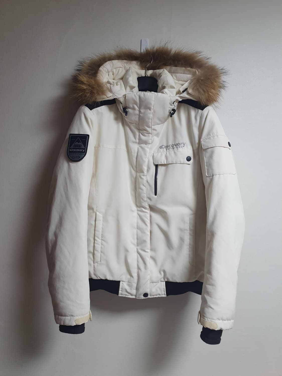 택포가 디스커버리 패딩 밀포트 구스다운패딩 아이보리 95 상품이미지1