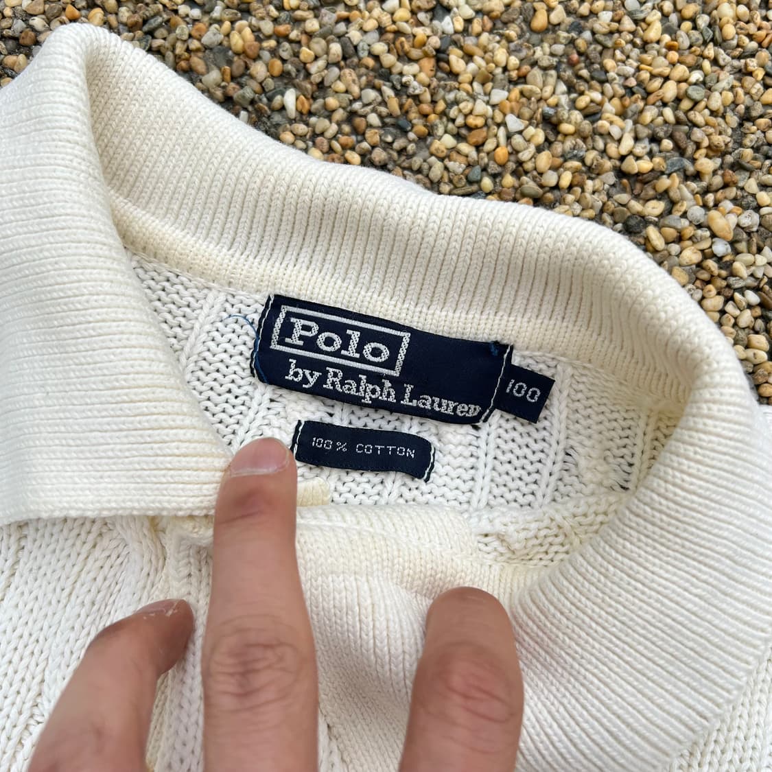 폴로 (POLO RalphLauren)카라 케이블 니트 상품이미지4