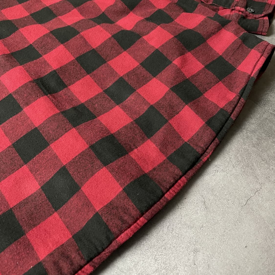 OUTDOOR LIFE 빈티지 체크 플란넬 후드 자켓 A00338 상품이미지8