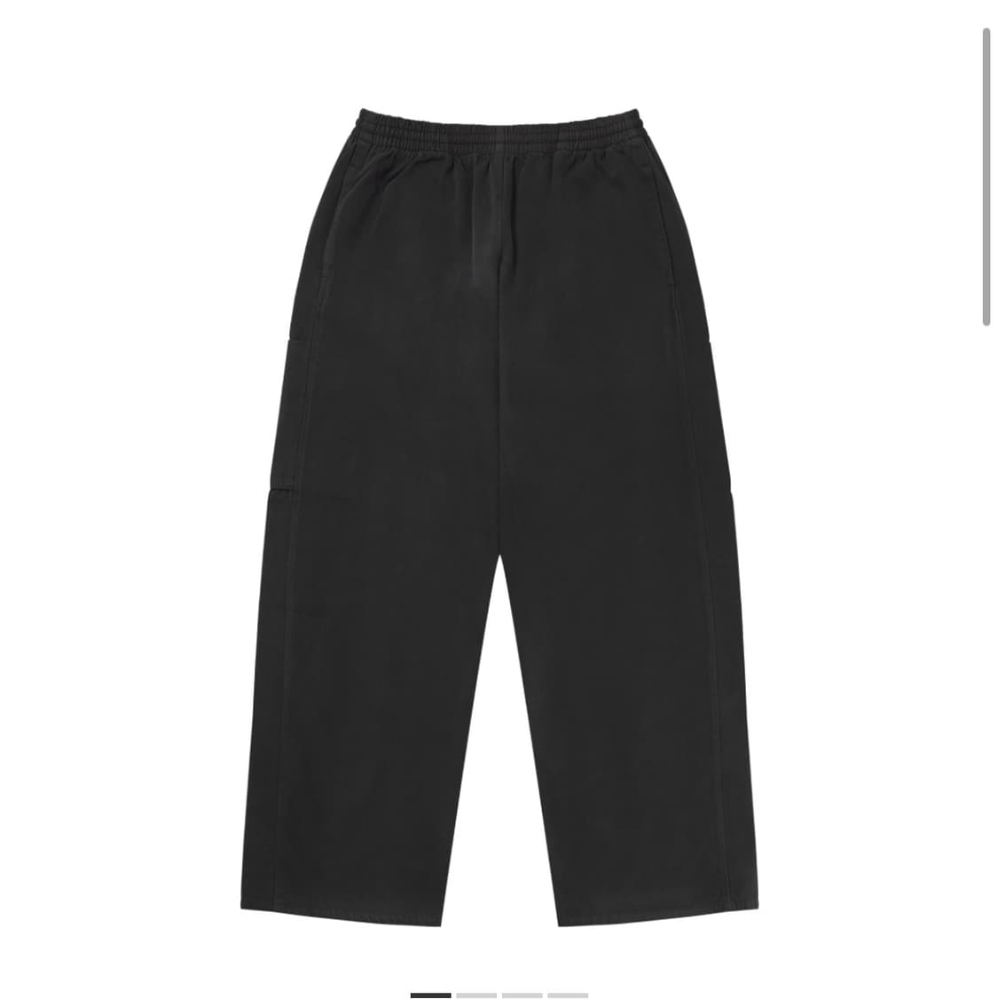 이지 갭 발렌시아가 메인 사틴 카고 팬츠 포에틱 블랙 XL 상품이미지1